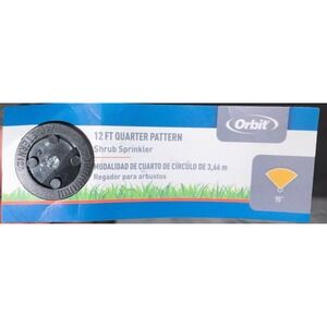 Orbit 12 Ft Quarter Pattern Shrub Sprinkler 90 Degree Spray Head Lot of 5 54011